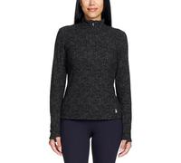 Spyder Women's 1/4 Zip Fleece Pullover with Thumbholes, Black, XL