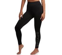 Spyder Women's Activewear Legging - Poly Span Knit UPF 50 High Waisted Tummy Control Printed Athletic Legging (Sizes: S-XL), Black, S