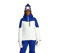 Spyder Women's Brisk Synthetic Down Ski Jacket, White, S
