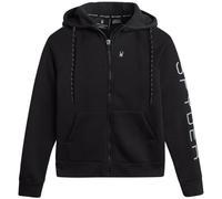 Spyder Womens Fleece Hoodie - Athletic Performance Full Zip Up Soft Fleece Hooded Sweatshirt (Available in Plus Sizes), Black, Large