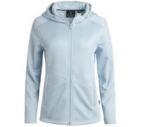 Spyder Womens Fleece Jacket - Lightweight Polar Fleece Windbreaker Jacket Women Active Zip Up Hooded Sweaters for Women, Ash Blue, L