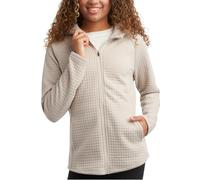 Spyder Womens Fleece Sweatshirt - UPF 30+ Athletic Fleece Zip Up Wind Resistant Sweatshirt Cozy Knit Hoodies for Women, Sandstorm, Medium