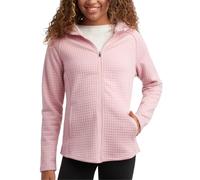 Spyder Womens Fleece Sweatshirt - UPF 30+ Athletic Fleece Zip Up Wind Resistant Sweatshirt Cozy Knit Hoodies for Women, Mauve Rose, Medium