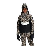 Spyder Women's Haven Insulated Ski Jacket, Brown Combo, 10