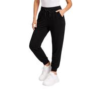 Spyder Womens Joggers - High Waisted Yoga Pants with Pockets and Drawstring - Athletic Workout & Lounge Sweatpants for Women, Black, M