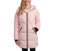 Spyder Womens Long Winter Coats - Cozy Long Puffer Coats for Women Wind & Water Resistant Hooded Quilted Jackets for Women, Powder Pink, Large