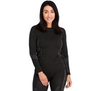 Spyder Women's Momentum Crew Neck Base Layer Top, Black, M-L