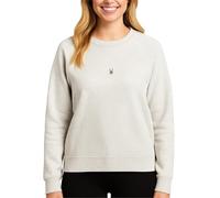 Spyder Womens Pullover Sweater - Super Soft Crewneck Lightweight Sweaters for Women - Cozy Womens Sweaters with Pockets, Pearl, Medium