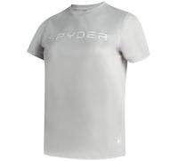 Spyder Women's Short Sleeve Active T-Shirt - UPF 50+ Lightweight Performance Jersey Tee with Scoop Neckline (Sizes: S-XL), Daze Grey, XL
