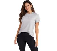 Spyder Womens Short Sleeve Tops - Breathable UPF 50+ Easy Care Sun Shirt, Daze Grey, S