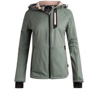 Spyder Womens Softshell Jacket - Lightweight Water Resistant Terry Fleece Zip Up Jacket Womens Windbreaker for Hiking (S-XL), Sage, Small