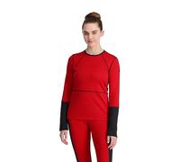 Spyder Women's Standard Charger Crew Baselayer Thermal Ski Top, Pulse