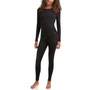 Spyder Women's Thermal Underwear Set - 2 Piece Brushed Back Fleece Lined Long Johns Base Layer Set for Women (Sizes: S-XL), Black, Large