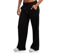 Spyder Women's Wide Leg Pants - Cozy Harmony Soft Scuba Double Knit Casual Sweatpants with Drawstring Waistband (Sizes: S-XL), Black, XL