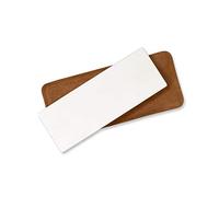 Spyderco Bench Stone Smart Knife Sharpener Outdoor Knife Sharpener & Stone Knife Sharpener with Leather Case (White), 20.3 x 0.5 x 5.1 cm ; 476 g