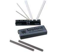 Spyderco Tri-Angle Sharpening Kit, 2 Medium/2 Fine - M - 204MF, Black