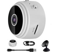 Spyfocus Magnetic Mini Security Camera Outdoor,Spy Focus Camera,Camtrix Magnetic Mini Security Camera,Mini Wireless Camera Magnetic with App for Home Indoor Outdoor (White*1)