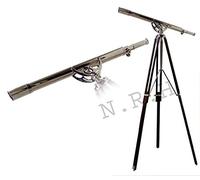 Spyglass Telescope Navy Adjustable Floor Standing Nautical Decorative Balcony View