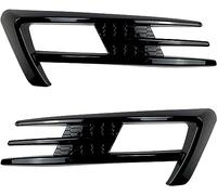 SPYKEY Front Bumper Lip Fin Bumper For Golf 7 MK7 2013 2014 2015 2016 2017,Front Bumper Splitter Fin Canard Diffuser Valence Spoiler Lip Car Accessories,B-Glossy Black