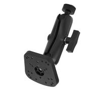 SPYMINNPOO 1.5 Inch Universal Fish Finder Mount with AMPS Plate, C Size Ball Base Compatible, Heavy Duty Aluminum Alloy Bracket for Boat Marine GPS