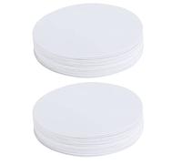 SPYMINNPOO 100Pcs Blank Badge Paper for Painting, DIY Badge Supplies for Crafting, Hand-Made Craft Material, Printer Paper for Art Projects (56MM Badges are Specially Cut and can be)