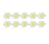SPYMINNPOO 10PCS 10W COB Light Source Pure White Light Chip for DIY Lamp Accessories, Low-Voltage 12V Integrated LED Chip for Traffic Lighting, 1.10x0.79in Aluminum Material