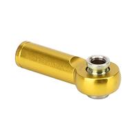 SPYMINNPOO 10Pcs Aluminium Alloy Push Rod Joint for 1/10 RC Car, with 5 Colors, Sturdy and Durable, Easy to Install, Suitable for RC Truck and Cart Model (Gold)