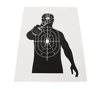 SPYMINNPOO 10Pcs Shooting Targets Paper, Archery Paper Targets Bow Arrow Hunting Accessories for Archery Enthusiasts Beginner 45x32cm (Single People)