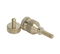 SPYMINNPOO 2 Pieces 4mm Saxophone Metal Screws, Easy to Install and Replace, for Tightening Saxophone Neck, with Storage Box, Musical Instrument Accessories