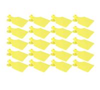 SPYMINNPOO 20 Set Yellow Livestock Identification Ear Tag for Cows Sheep Pigs - Durable Farm Supplies for Breeding and Vaccination - Suitable for Pig Sheep Cow Horse (L 2x2m / 6.6x6.6ft)