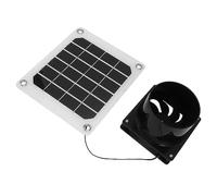 SPYMINNPOO 20W High Power Solar Panel Exhaust Fan Kit with Protective Net 6 Inch for Pet Chicken House Camping Portable Solar Powered Fan
