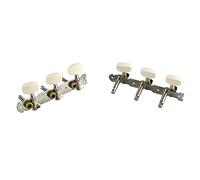SPYMINNPOO 2Pcs Guitar String Tuning Pegs, Triple Machine Head Tuners for Acoustic Electric Classical Guitars, with Easy Installation Accessories