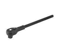 SPYMINNPOO 3/4 Inch Drive Ratchet 1in Drive Ratchet Socket Wrench Heavy Duty 45# Steel Alloy Construction Ergonomic Anti-Slip Handle Reversible Arrow Storage Case with Anti-Drop Ball Cage for (1 inch)