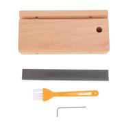 SPYMINNPOO 3 in 1 Guitar Fret File, Fret End Dressing, Beveling & Crowning Tool with 3 Angles for Guitars Basses Ukuleles