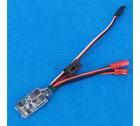 SPYMINNPOO 30A Two Way Brushed ESC, JST Plug Superb Craftsmanship Lightweight, with UBEC Output 5.7V 1A, for WPL C14 C24 B14 B24 B16 B36 RC Truck (Black)