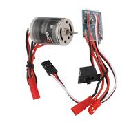 SPYMINNPOO 31T Brushed Motor, Stainless Steel 30A Brushed ESC High Purity Copper Windings with Low Noise JST Plug for 1/16 1/18 RC Cars
