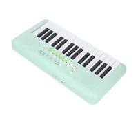 SPYMINNPOO 32 Key Electronic Keyboard Piano Portable 32-Key Digital Piano with Microphone 16 Tones 10 Rhythms 6 Percussion for Beginners Recording Playback (Dark Green)