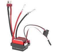 SPYMINNPOO 360A Electronic Speed Controller Bidirectional Climbing Drag Brake ESC Simple and Convenient Automatic Calibration for RC Car Enthusiasts Black Red (#1)