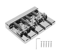 SPYMINNPOO 4 String Bass Bridge Replacement, Vintage Style Bridge with 0.75in String Spacing for Enhanced Sustain & Rich Tone