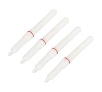 SPYMINNPOO 4PCS Fishing Glow Sticks, ABS LED Float Rod Tip Luminous Light Sticks with Battery, for Dark Night Fishing (Steady On Red)