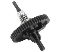 SPYMINNPOO 54T Spur Gear, Complete Slipper Clutch Assembly, Aluminum Alloy Gear Compatible with Stampede Rustle 4X4, HuanQi 727 (Black)