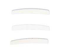 SPYMINNPOO 6 String Pre Slotted Bone Guitar Nut, Made of Real Cow Bone with Preslotted Design for Enhanced Tone, Compatible with Telecaster Electric Guitar, 43x3.2x5mm