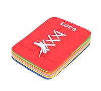 SPYMINNPOO 6Pcs/Set Cardboard Learning Kit Basic Skill Toy Zipper Buckle Tie for Kids, Durable Toy Set for Children, Non- Colorful Material