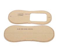 SPYMINNPOO Acrylic Template Durable Transparent Tool for Accurate Cutting for Coin Purse Wallet Craft 2Pcs Acrylic Template for Hand-Made Leather Pattern Wallet Mold