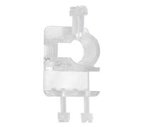 SPYMINNPOO Acrylic Transparent Water Pipe Fixation Clamp for Fish Tank Aquarium, Practical Water Tube Clamp for Adjusting Height, 4pcs Screws Included, 21mm Size, for Aquarists (Single hole 26mm)