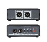 SPYMINNPOO Active DI Box, Dual Channel Direct Box with Ground Isolation and 20Hz 20kHz Frequency Response, for Professional Recording Studios and Live Performances