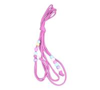 SPYMINNPOO Adjustable Durable Lizard Traction Rope for Bearded Dragon Hamster Small Animal, Nylon Reptile Leash for Outdoor Walks and Training (Roseate)