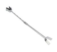 SPYMINNPOO Adjustable Heavy Duty Boat Transom Saver, Hot Dip Galvanized Metal Motor Support Bracket for Outboard Engines Up to, Fits 20.28-28.94in Boat Trailers