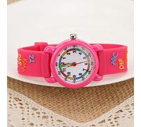 SPYMINNPOO Adorable Cartoon Children's Watch with Luminous Color Letter Pattern Recognition, Long Life, Blue Wrist Watch for Children (#2)