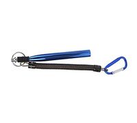 SPYMINNPOO Aluminum Alloy Wacky Rig Tool, Fishing Accessories with 100 O Rings, Easy to Use for Soft Baits Fishing Lovers (Blue)